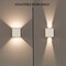 Quickway Imports Modern Decorative Waterproof Aluminum Wall Lamp 10 Watt Cool White 4000K, White Set of 2 QI004492.WT.2 - alternate 2